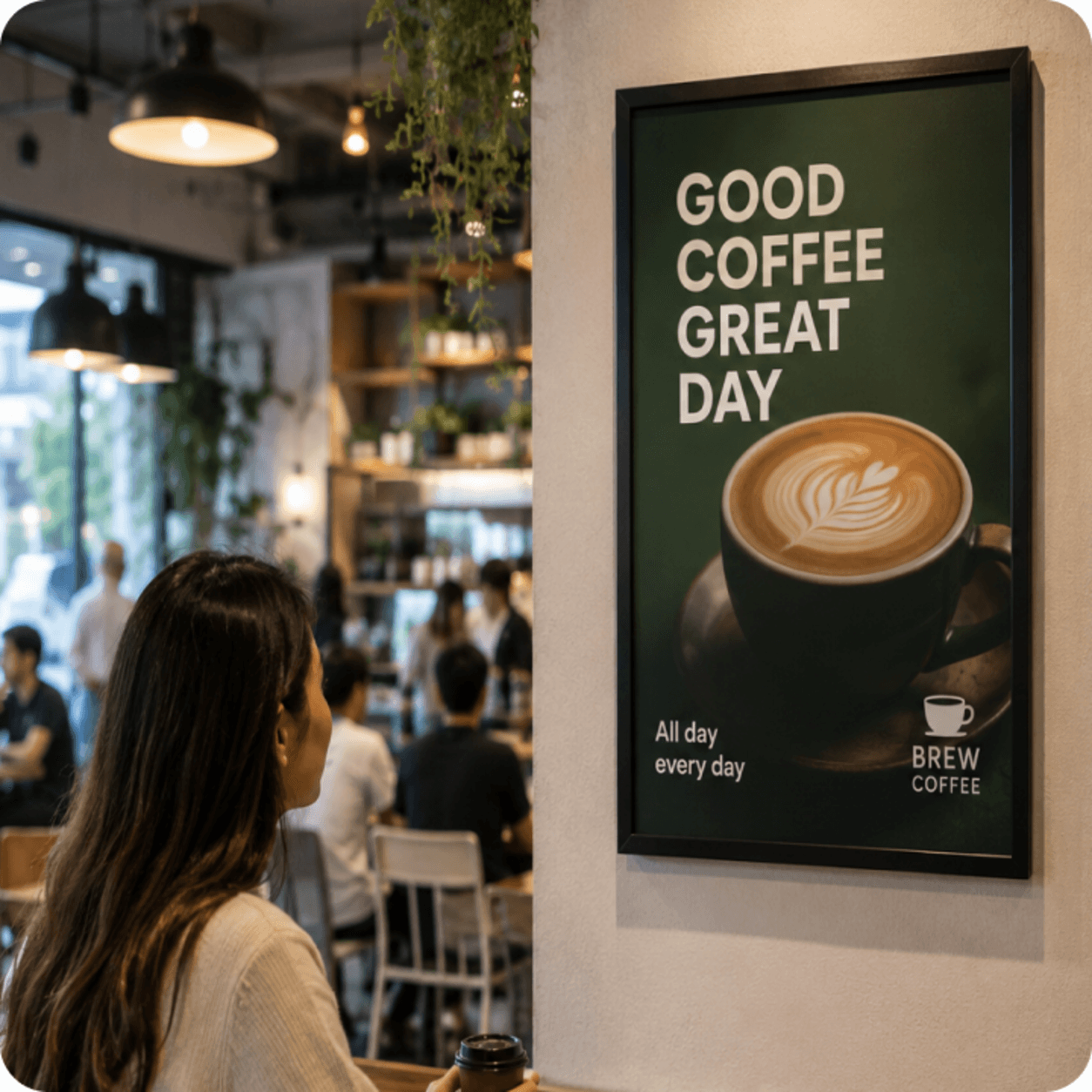 Customers see your ads in real locations.
