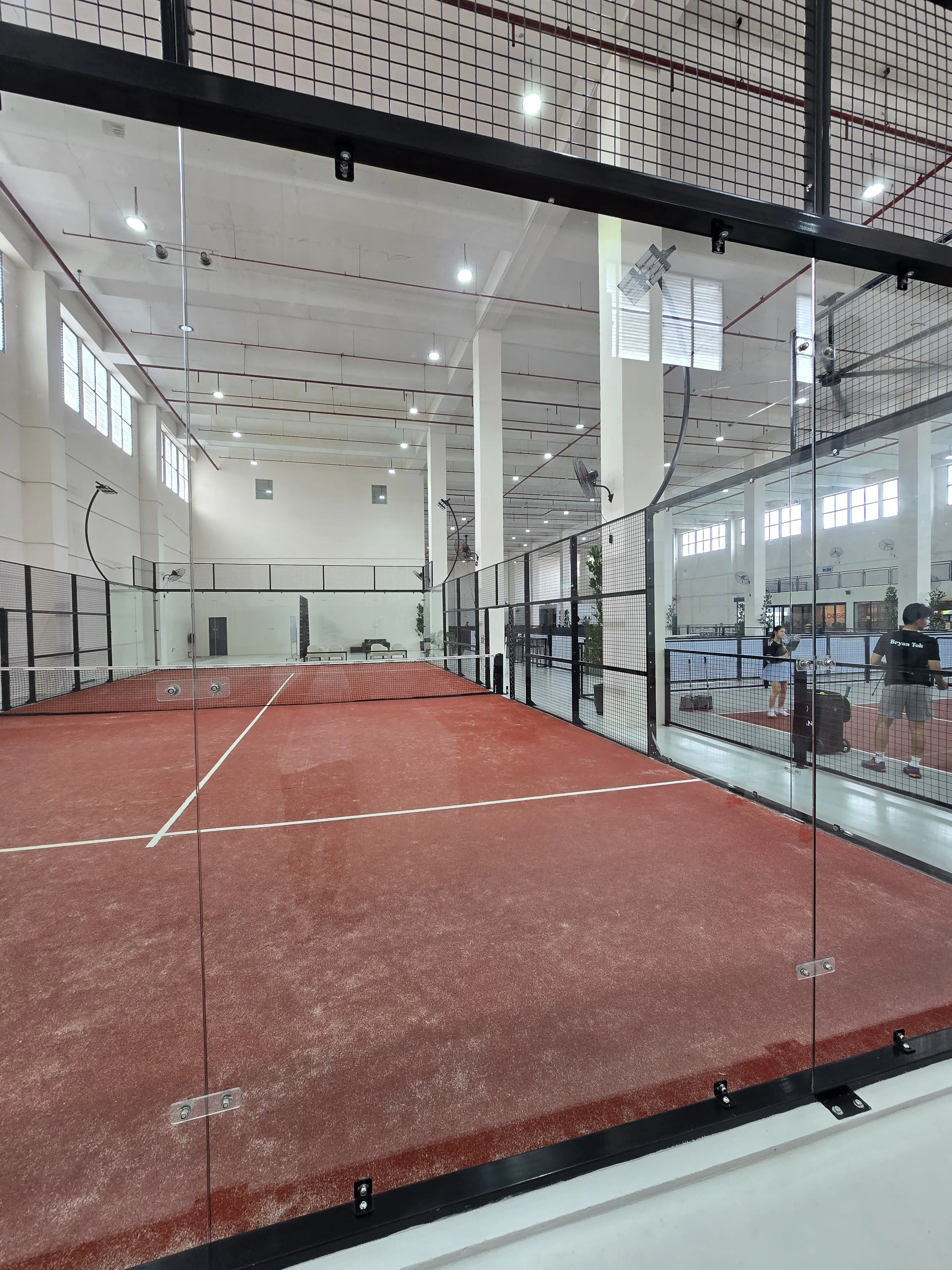 Padel Court Left Side Glass Panel 4